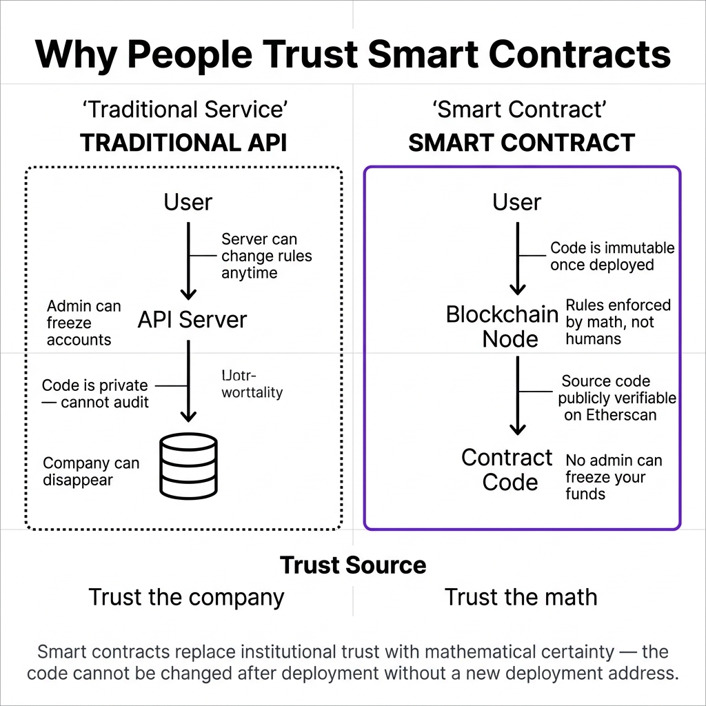 Why People Trust Smart Contracts