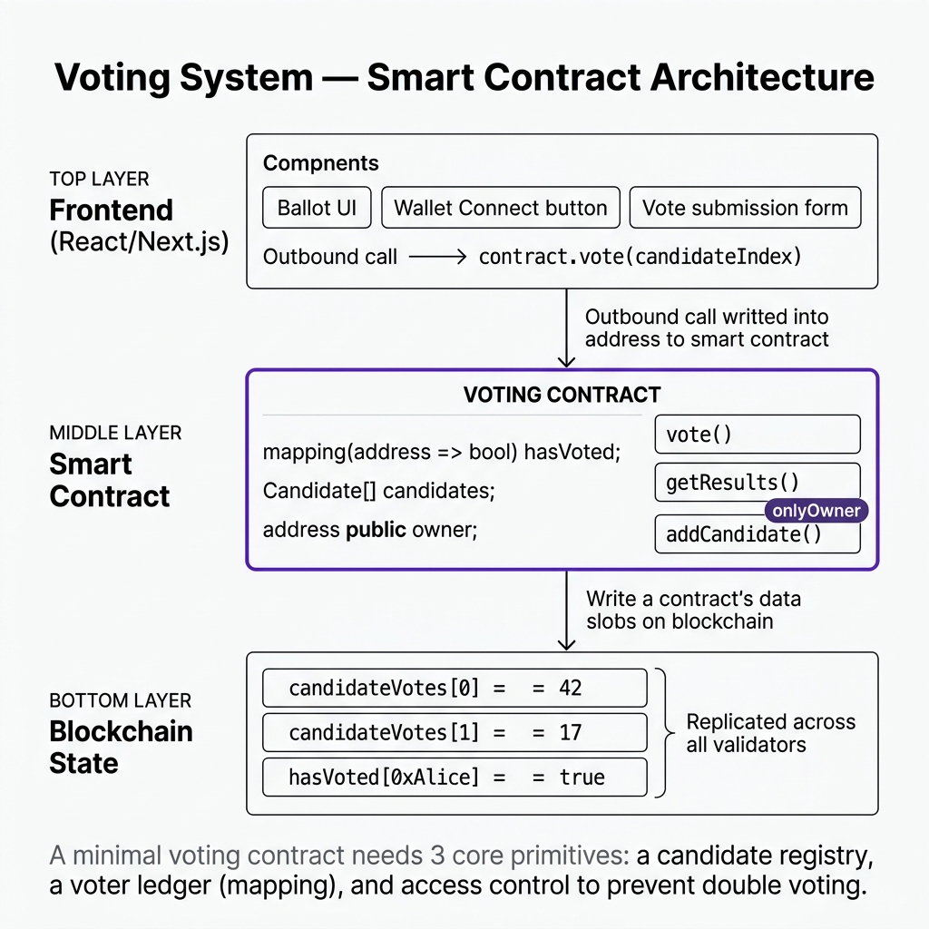 Voting System — Smart Contract Architecture